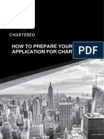 PREPARE YOUR APPLICATION FOR CHARTERED ENGINEER