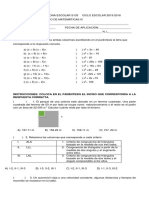 Examen Extraordinario Mate 15 - 16