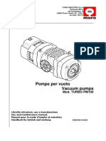Bomba de Vacio Moro PM100-Manual