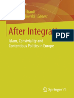 (Islam Und Politik) Marian Burchardt, Ines Michalowski (Eds.) - After Integration - Islam, Conviviality and Contentious Politics in Europe-VS Verlag Für Sozialwissenschaften (2015) PDF
