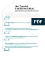 Cara Membuat Spanduk Menggunakan Microsoft Word