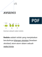 Redoks - Wikipedia Bahasa Indonesia, Ensiklopedia Bebas