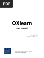 Ox Learn Manual