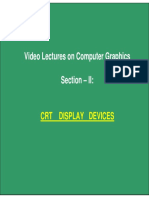 CRT Display Devices: Types and Operation