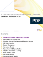 NSN-LTE Functionalities and Features Overview-LTE Radio Parameters RL40 PDF