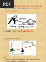 Levers:: Pivoted About The Fulcrum