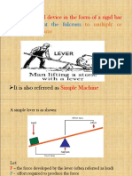 Levers:: Pivoted About The Fulcrum