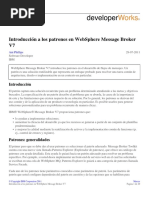Introducción a Los Patrones en WebSphere Message Broker V7