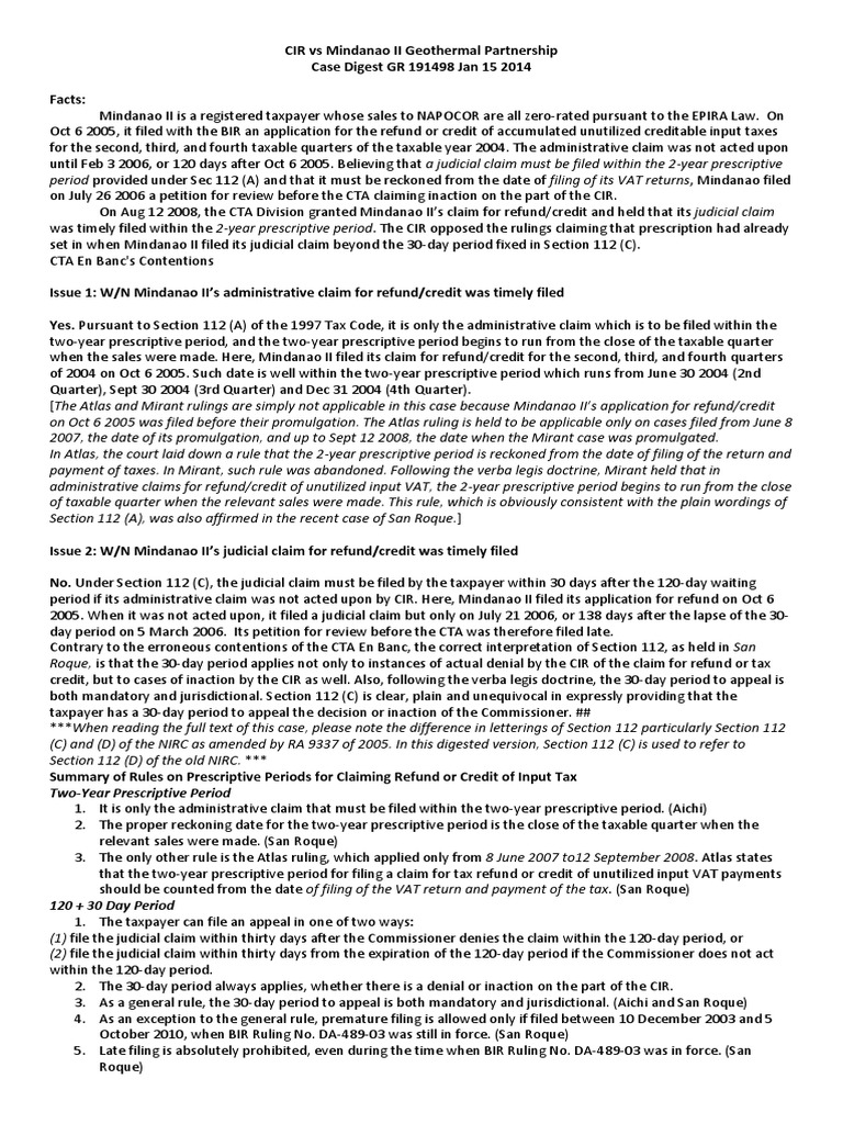 j-cir-vs-mindanao-ii-geothermal-pdf-tax-refund-statute-of