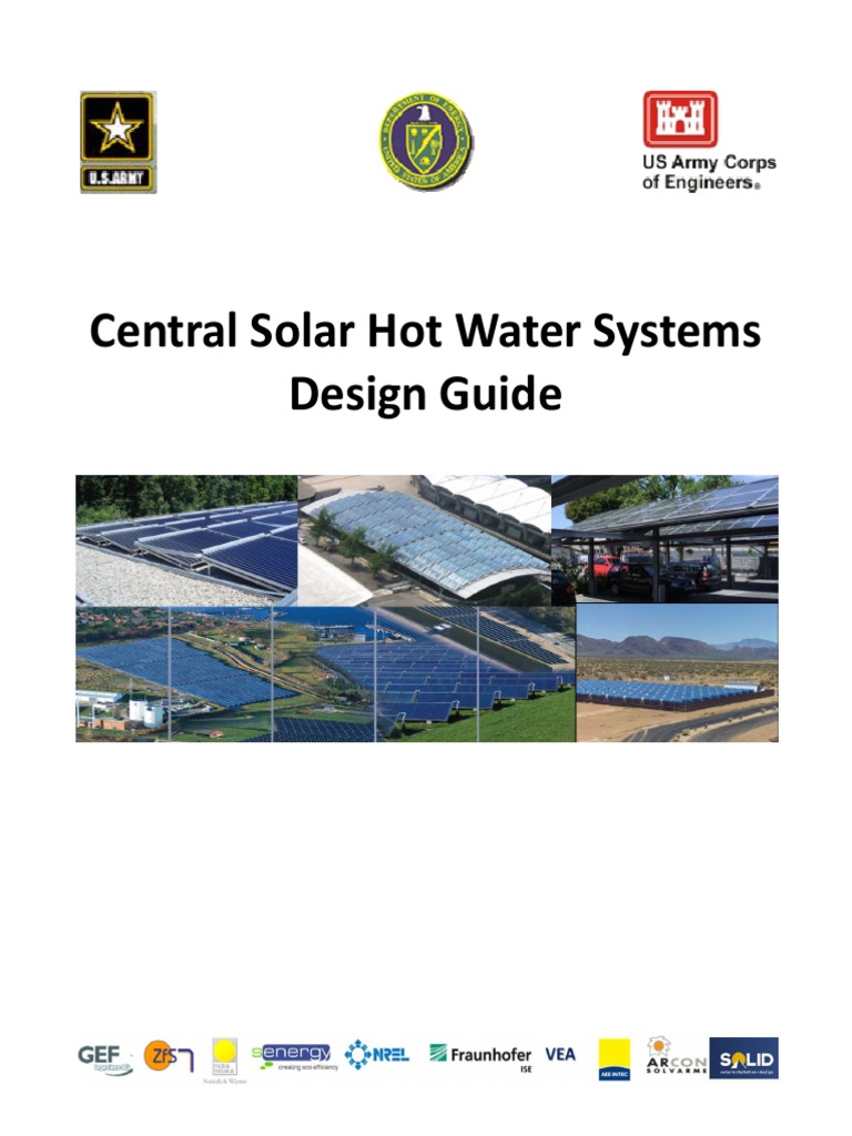 Handbook - Central Solar Hot Water Systems Design Guide | PDF | Water ...