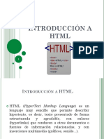 Introducción A HTML