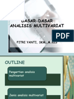 Minggu Xv-Dasar Analisis Multivariat