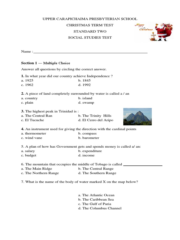 Social Studies | PDF | Trinidad And Tobago
