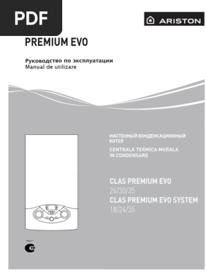 Ariston Clas EVO - Manual Utilizare PDF | PDF