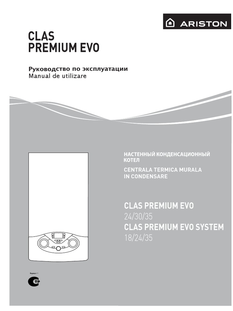 Ariston Clas EVO - Manual Utilizare PDF | PDF