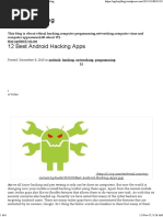12 Best Android Hacking Apps