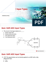 Quiz - SAR ADC Input Types