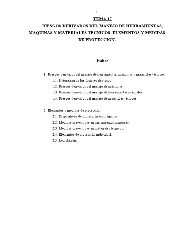 Tema 17 PDF | PDF