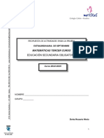 Refuerzo Matemáticas 3 ESO