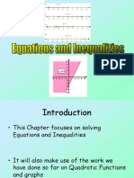 3) C1 Equations and Inequalities