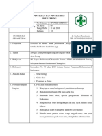 Penyiapan dan penyerahan sirup kering