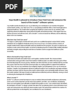 Vaya Total Care- Incedo Overview