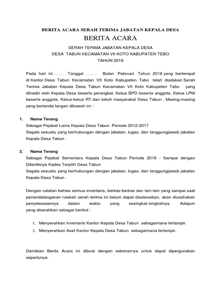 4700 Koleksi Contoh Undangan Rapat Serah Terima Jabatan HD Terbaru