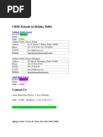 CBSE Schools in Rohini