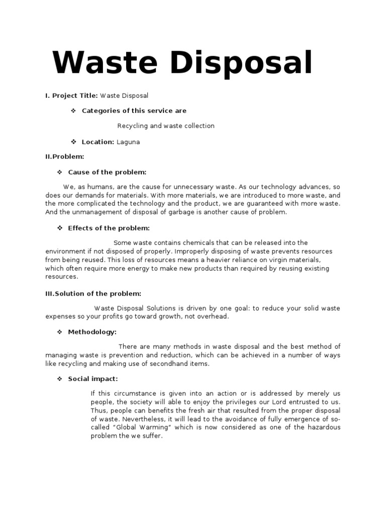 Waste Management | PDF