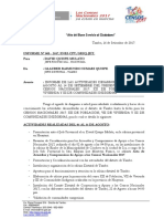 Informe Actividades Desarrolladas Hasta La Fecha