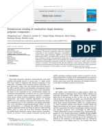 Temperature Sensing of Conductive Shape Memory Polymer Composites 2015 Materials Letters