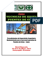 Curso Tecnicas de Izaje - Puentes Gruas