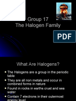 Group 17 The Halogen Family