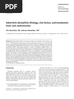 Seborrheic Dermatitis of The Scalp Etiology and Treatment