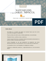 Folletos (Flyer), Plegables, Trípticos