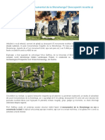 De Ce A Fost Construit Monumentul de La Stonehenge