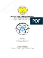 Program Kerja Lab Fisika SMAN 1 Timang Gajah 2017-2018