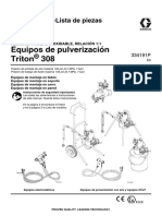 Equipos de Pulverización Triton 308: Instrucciones-Lista de Piezas