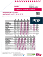 Axe L - Info Trafic Orléans - Etampes (Paris) Grève Du 15 Février 2018