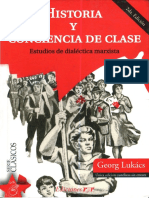 Lukács, Goerg. Historia y Conciencia de Clase. Buenos Aires, Ediciones Ryr, 2013