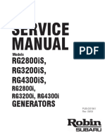 Subaru Generators Inverter Rg3200is Rg4300is Service