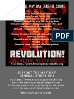 Support the May Day General Strike Online Flyer