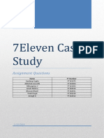 7eleven Case Study: Assignment Questions