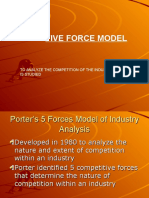 Five Force Model: To Analyze The Competition of The Indusrty, This Model Is Studied