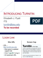 Turn It in Update 2014