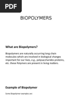 Assessment of Polymeric Materials For Biomedical