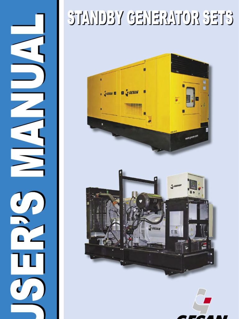 GESAN Generator User Manual | PDF | Mains Electricity | Switch