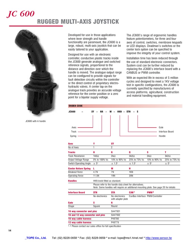 JC600 | PDF | Switch | Electrical Connector