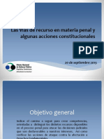 La Etapa Recursiva Del Proceso Penal y Sus Formalidades