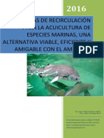 Sistemas de Recirculación para La Acuicultura de Especies Marinas